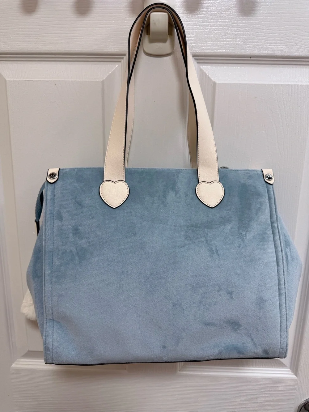 NWT Juicy Couture Study in Style Tote In Dusty Blue